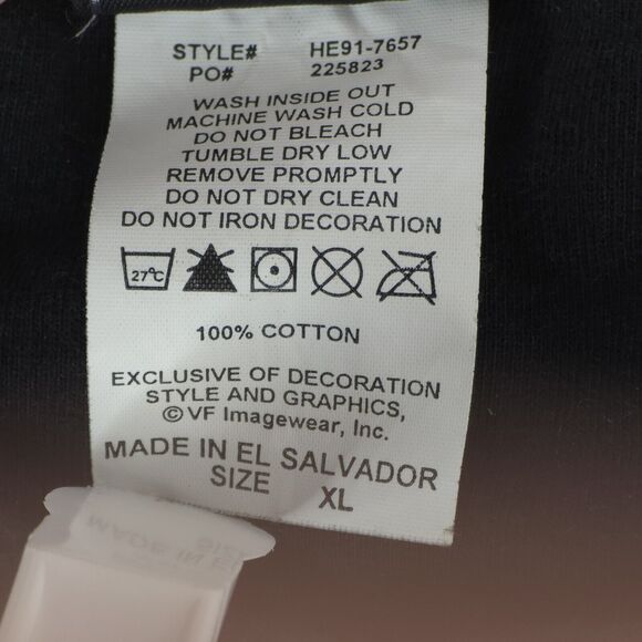 Harley Davidson Heavy Crew Neck Embroider Classic MC Tee Thiensville Wisconsin - Picture 8 of 10